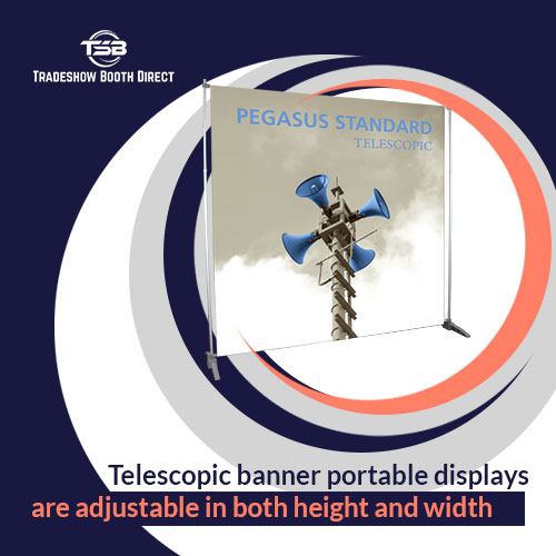 Telescopic Banner Portable Displays
