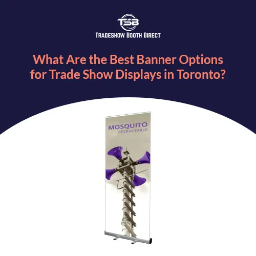 Banner for trade show display